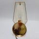 Delcampe - Simple Glass And Brass Wall Sconce(5.1) - Other & Unclassified