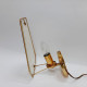 Delcampe - Simple Glass And Brass Wall Sconce(5.1) - Other & Unclassified