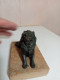 Delcampe - Statuette Lion En Régule Sur Support Marbre Longueur 10 Cm - Metall