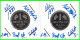 ALEMANIA GERMANY  - ( EUROPA ) 2 MONEDAS  - VALOR 1.00 MARCO AÑO 1981 CECA - F.-  D.PROOF - 1 Mark