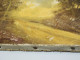 Delcampe - -ANCIEN TABLEAU HUILE SUR TOILE HST Signée F MARTINEZ SOUS BOIS COUCHER SOLEIL   E - Olii