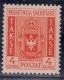 Italy Occ. Albania - Tax Sassone N.1 FIRMATO BIONDI - MNH** Gomma Integra - Cat. 300 Euro - Albania