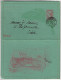 Brazil 1905 Postal Stationery Letter Sheet Cancel Petrópolis no Internal Lines Green Paper 11x11 Perforation Cat US$24 - Entiers Postaux