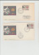 1962 N.5 BUSTE EUROPA CEPT PREMIER JOUR D'EMISSION FIRST DAY COVER ERSTTAGSBRIEF 1°GIORNO EMISSIONE REPUB. SAN MARINO - 1962