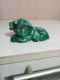 Statuette élephant En Malachite Longueur 11 Cm - Afrikaanse Kunst