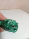 Delcampe - Statuette élephant En Malachite Longueur 11 Cm - Afrikanische Kunst