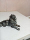 Delcampe - Statuette Lion En Alu XIXème Longueur 11 Cm Hauteur 7 Cm - Afrikanische Kunst