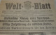 Welt-Blatt Wien 21.11.1917 - Kaiserpaar Auf Dem Sw. Kriegsschauplatz - Monte Tomba - Ital. Rückzug - 40*28cm (65624) - Alemán