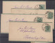 Delcampe - Action !! SALE !! 50 % OFF !! ⁕ Germany Reich 1879 ⁕ 3 Pfennige Berlin. S.W. To Wien ⁕ 4 Old Cover Stationery - Enveloppes