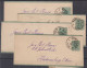 Delcampe - Action !! SALE !! 50 % OFF !! ⁕ Germany Reich 1879 ⁕ 3 Pfennige Berlin. S.W. To Wien ⁕ 4 Old Cover Stationery - Omslagen