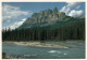 2 AK Kanada / Alberta * Castle Mountain From The Bow River - Ein Berg In Der Provinz Alberta Im Banff National Park * - Banff