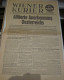 Wiener Kurier 7.1.1946 - Wien Österreich - Alliierte Anerkennung Oesterreichs - Nürnberger Prozess - 47*32cm (65635) - Andere & Zonder Classificatie