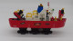 998 - (519) Lot Lego Bateau Pompier 4025 Vintage Quelques Pieces Peut-etre Manquantes - Lose