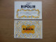 LOT DE 2 BUVARDS RIPOLIN EXPRESS - Pinturas