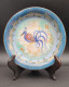 Coupelle Emaux Sur Cuivre Oiseau Bleu Diam 13 Cm Origines Limoges   #230721 - Coppers