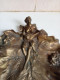 Delcampe - Vide Poche Ancien En Bronze Longueur 24 Cm X 18 Cm - Bronzi