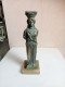 Statuette En Bronze Kariatis XIXème Hauteur 24 Cm Sur Support Marbre - Bronzes