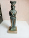 Statuette En Bronze Kariatis XIXème Hauteur 24 Cm Sur Support Marbre - Bronzen