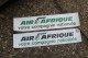 Autocollants D'AIR AFRIQUE  Années 60 Sénégal - Stickers