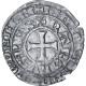 Monnaie, France, Charles IV, Maille Blanche, 1322-1328, TTB+, Argent - 1322-1328 Charles IV The Fair