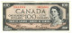 Canada 100 Dollars 1954 EF/aUNC "A/J" Coyne-Towers Devil's Face [1] - Kanada