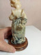 Delcampe - Statuette En Albatre XIXème Jeune Fille Et Canard Hauteur 18,5 Cm Sur Support Marbre - Stone & Marble