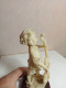 Delcampe - Statuette En Albatre XIXème Jeune Musicien Hauteur 18,5 Cm Sur Support Marbre - Pietre E Marmi