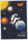 World Postcard Day Spl Cancellation, Dept., Of Post PPC Space, Spacewalk, Postbox, Globe, Philately 2023 - Asie