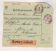 SLOVENIA,Austria 1902 WINDISCH FEISTRITZ SLOVENSKA BISTRICA Parcel Card - Slowenien