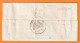 1818 - Marque Postale PARIS Sur Enveloppe Pliée Du Ministère De L'Intérieur Vers BORDEAUX - Taxe 16 - Port Dû - 1801-1848: Vorläufer XIX