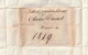 Delcampe - 1818 - Marque Postale PARIS Sur Enveloppe Pliée Du Ministère De L'Intérieur Vers BORDEAUX - Taxe 16 - Port Dû - 1801-1848: Vorläufer XIX