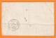 Delcampe - 1836 - Grand Cachet NISMES Nîmes Sur Lettre Pliée Du Conservateur Des Forêts Vers Aigaliers Via UZES - Décime Rural - 1801-1848: Précurseurs XIX