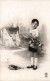 ENFANT - Petit Garçon Avce Un Panier à Fleurs - Carte Postale Ancienne - Photographs