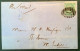 DWI: 1866 RARE INCOMING MAIL FROM GB Franked 1s Queen Victoria Cover From London>ST CROIX, DANISH WEST INDIES (Denmark - Danimarca (Antille)