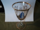 VIEUX VERRE A PIED DE SOUVENIR DE COMMUNION. ANNEES 1950? - Verres