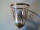 VIEUX VERRE A PIED DE SOUVENIR DE COMMUNION. ANNEES 1950? - Glazen