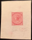 Vancouver Island 1865 5c Red, Rare SPERATI Forgery, Die Proof, Signed   (Canada British Columbia BNA Fälschung Faux De - Nuevos