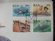 EAST LONDON SOUTH AFRICA ENVELOPPE POISSON FOSSILE TIMBRE COELACANTHE FOSSIL COELACANTH FISH STAMP COVER DIE SELAKANT - Fossilien