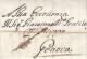 Österreich Vollständiger Vorphilabrief Aus Dem Jahr 1759 Von Wien Nach Genova - ...-1850 Voorfilatelie