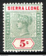 Sierra Leone 1897 Y.T.42 */MH VF/F - Sierra Leone (...-1960)