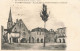 EYMET : PLACE GAMBETTA, MAISONS GOTHIQUES ET LA FONTAINE - Eymet