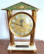 VEDETTE Seltene Französische Onyx Kaminuhr Vergoldet - Horloge: Antiek