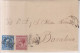 Año 1876 Edifil 175-183 Carta    Matasellos Almeria Viuda De F. De Padilla - Lettres & Documents