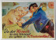 Germany Berlin 1985 Humorous  Postard Shipped In Munich Stamp Flower 60 Pfennig + Label + Postmark 175 Years Oktoberfest - Brieven En Documenten