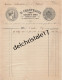 96 0229 ANS BELGIQUE 1885 Fabrique De Cordes En Chanvre Aloès & Fils De Fer H. CHANTRAINE Corderie à VANDENSCHILDE - Old Professions