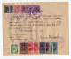 29.1.1946. YUGOSLAVIA,SERBIA, 10 DIN. MELENCI MUNICIPAL REVENUE,TAX,STAMP,SERBIAN ORTHODOX CHURCH AND DFJ REVENUE STAMPS - Covers & Documents