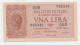 Italy 1 Lire 1944 UNC NEUF Pick 29a  29 A - Italië – 1 Lira