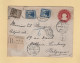 Egypte - Alexandrie - Recommande Destination Belgique - 1919 - Entier Postal Avec Complement - 1915-1921 Protettorato Britannico