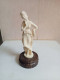 Statuette Ancienne En Marbre Blanc Hauteur 18 Cm - Pietre E Marmi