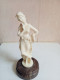 Statuette Ancienne En Marbre Blanc Hauteur 18 Cm - Steen & Marmer